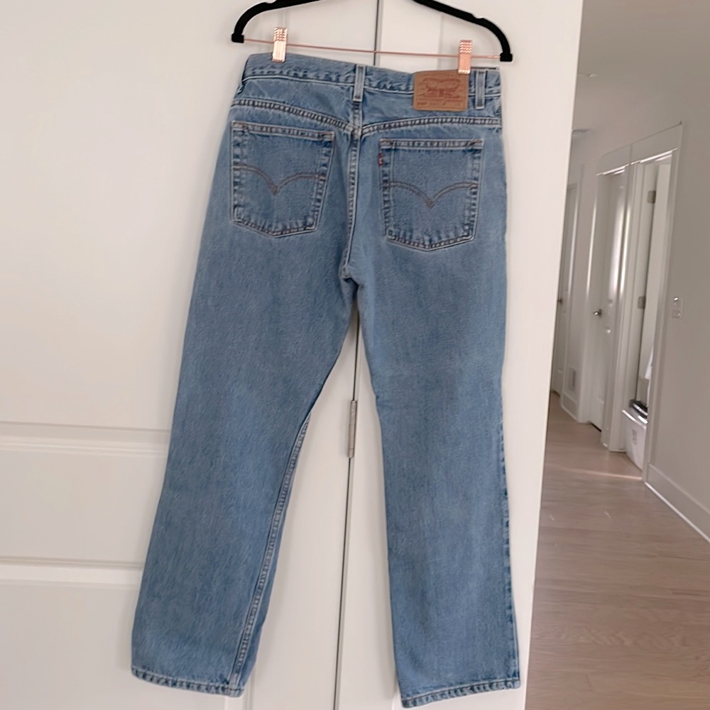 VINTAGE LEVI’S 505 High Waist Straight Leg Jeans Size 8 Trendy